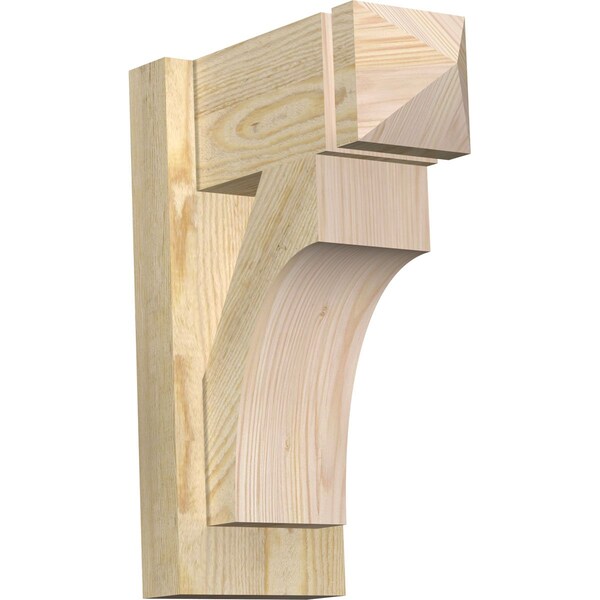 Ekena Millwork Westlake Arts & Crafts Rough Sawn Outlooker, Douglas Fir, 6"W x 12"D x 16"H OUT06X12X16WTL03RDF - main